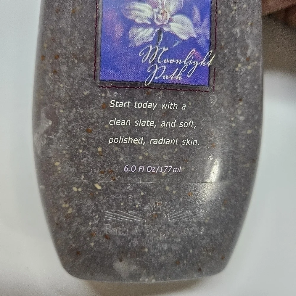 NEW Retired Bath & Body Works Smoothing Shower Scrub Moonlight Path 6 FL OZ